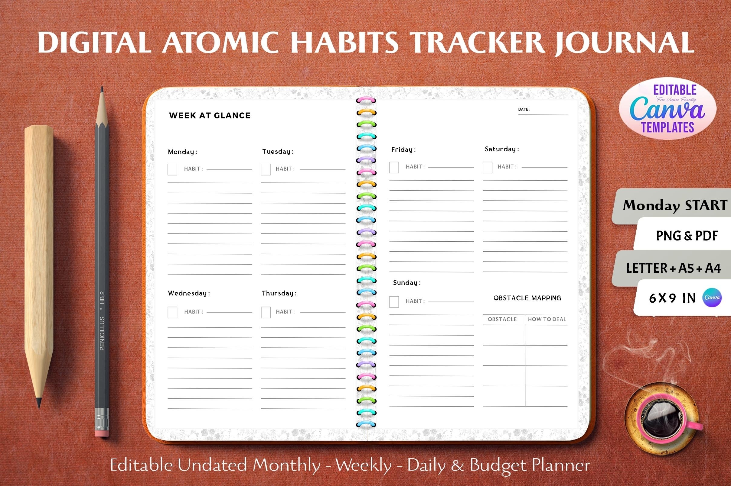 Free Atomic Habit Tracker Template Free Printable Templates 