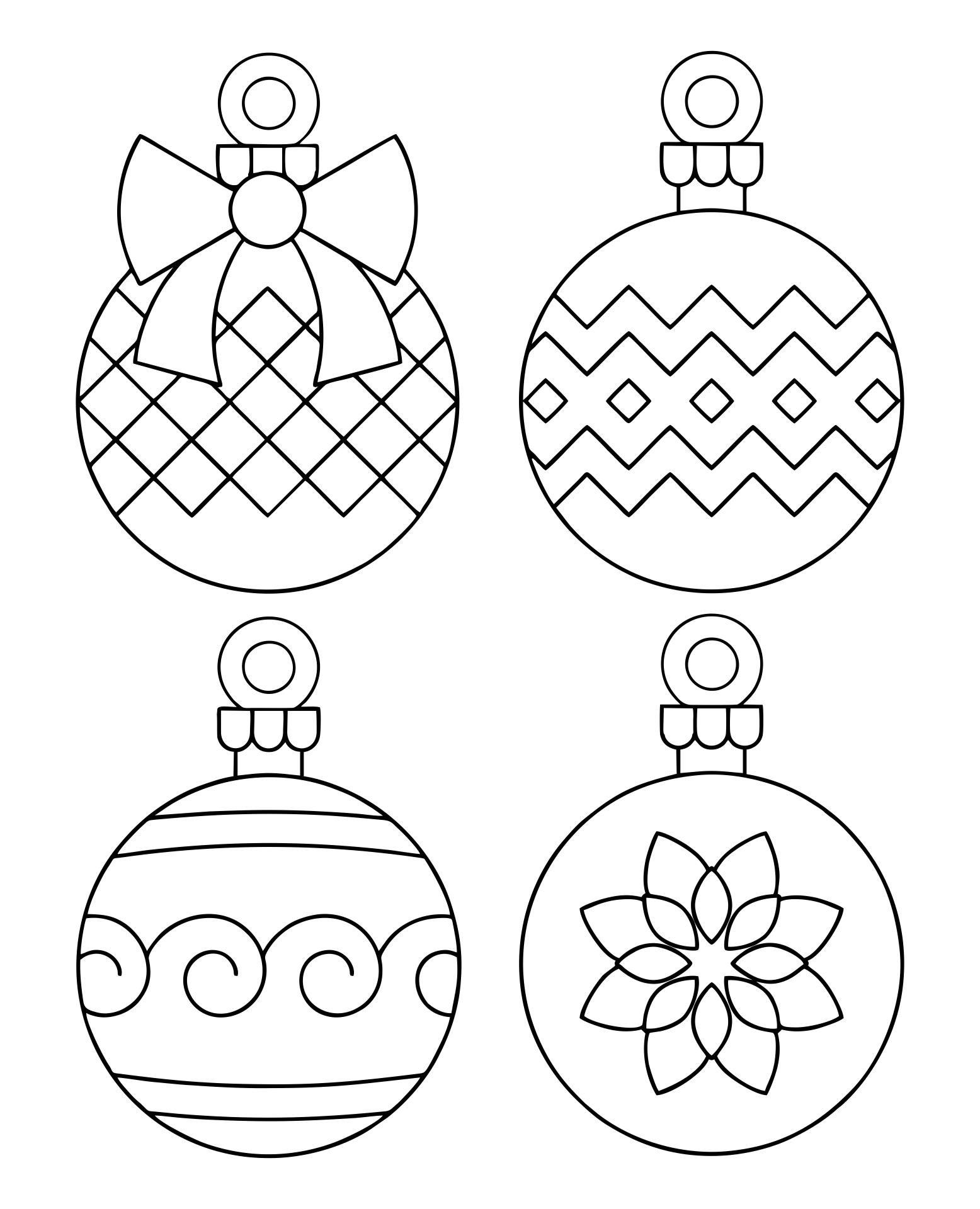 Free Christmas Ornament Templates
