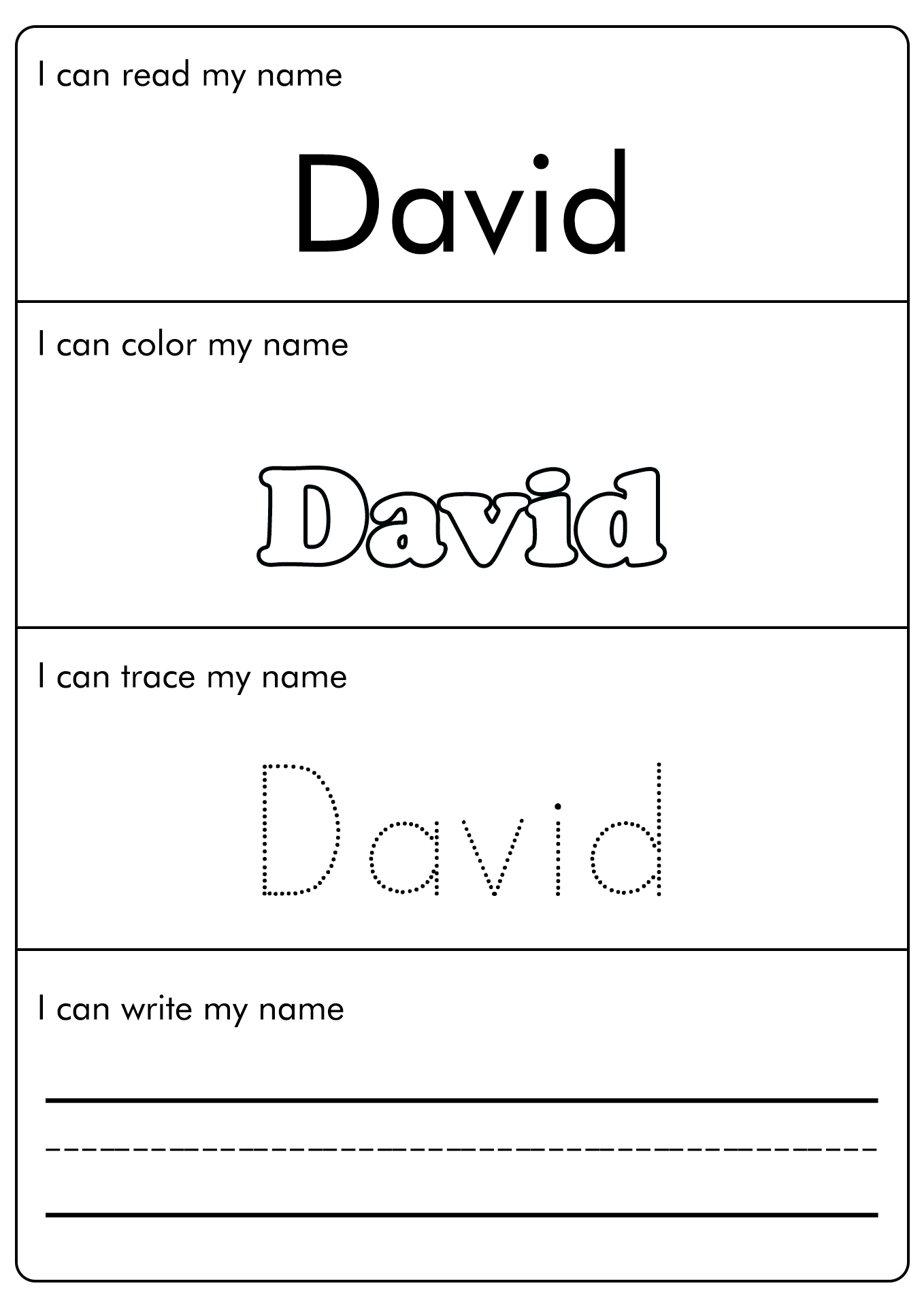 Free Editable Name Tracing Sheets For Beginning Writers Worksheets