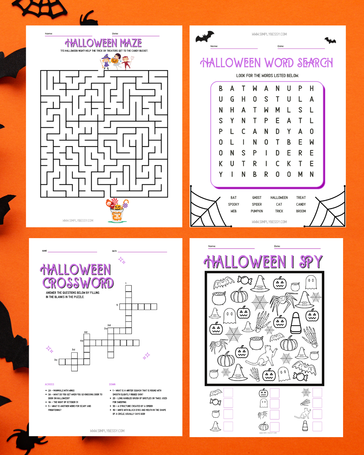 Free Halloween Printables And Activity Sheets Download Free Halloween 