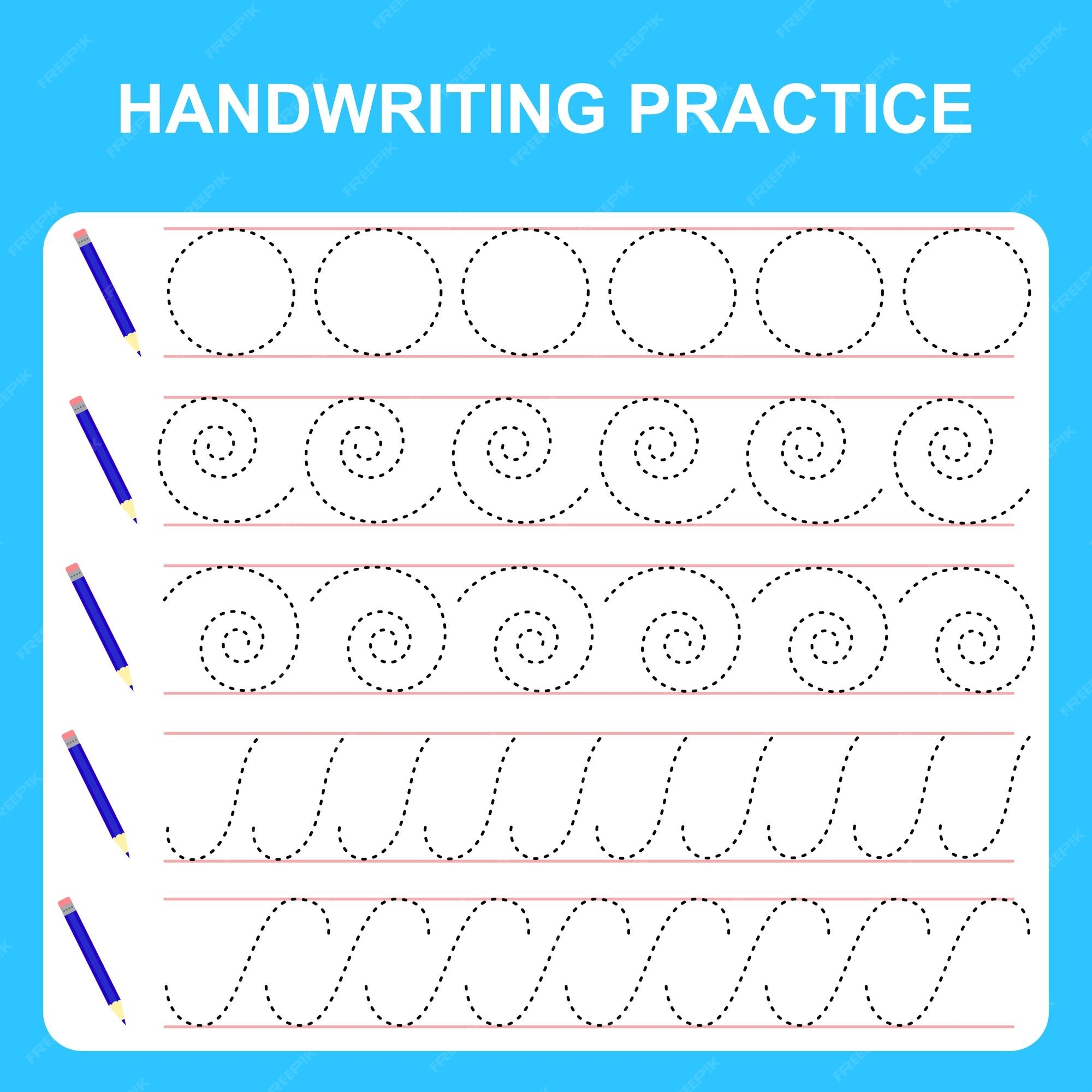 Free Handwriting Practice Handwriting Practice Worksheets 