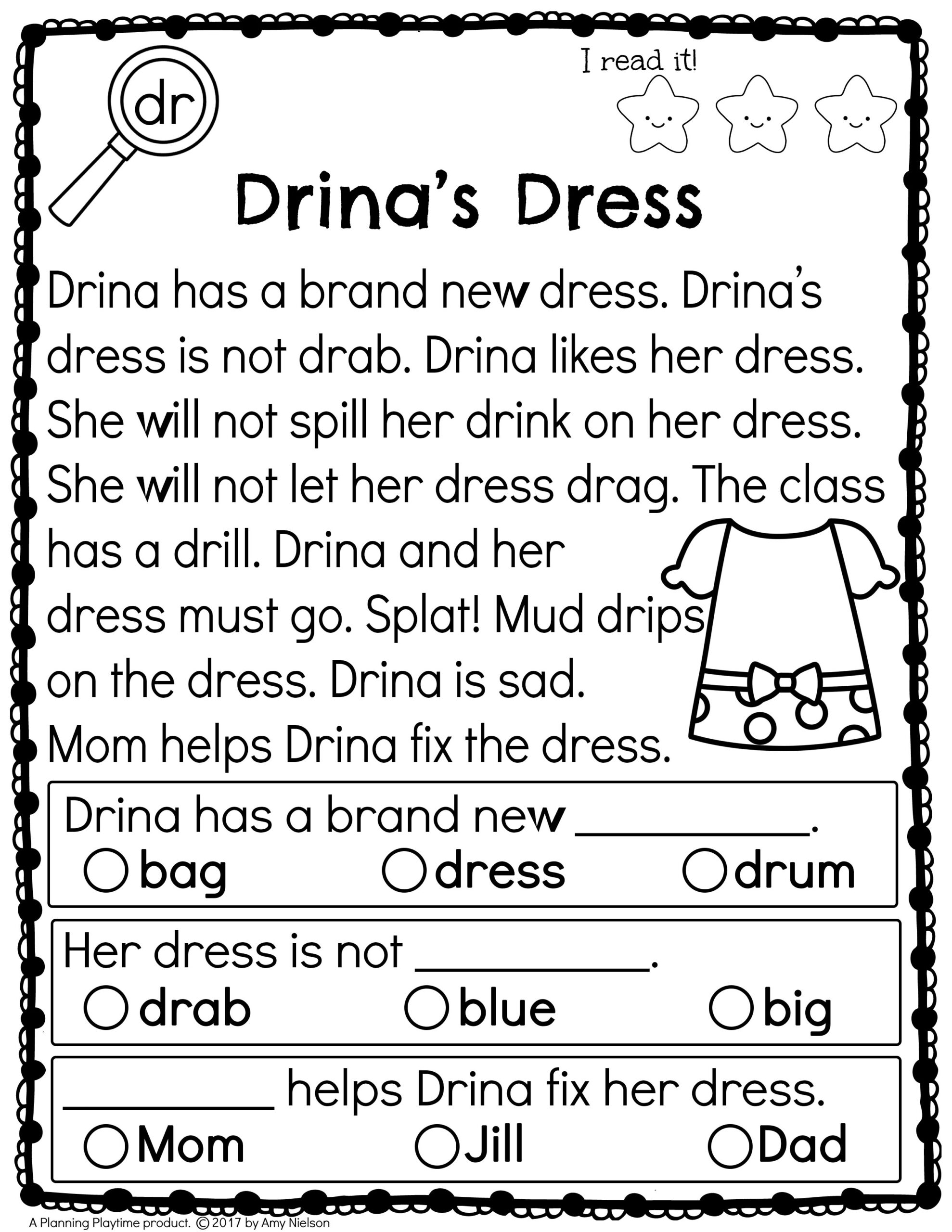 Free Kindergarten Literacy Worksheet Download Free Kindergarten 