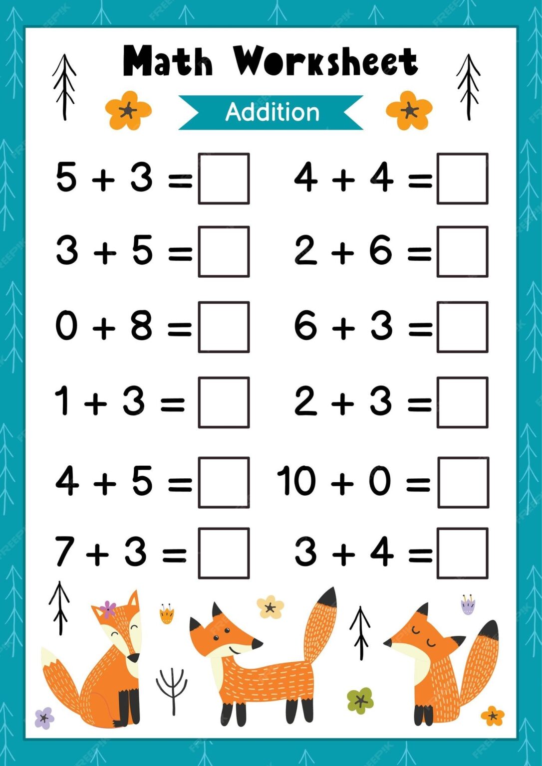 Worksheets For 5 Year Olds - Download Free Printable Templates