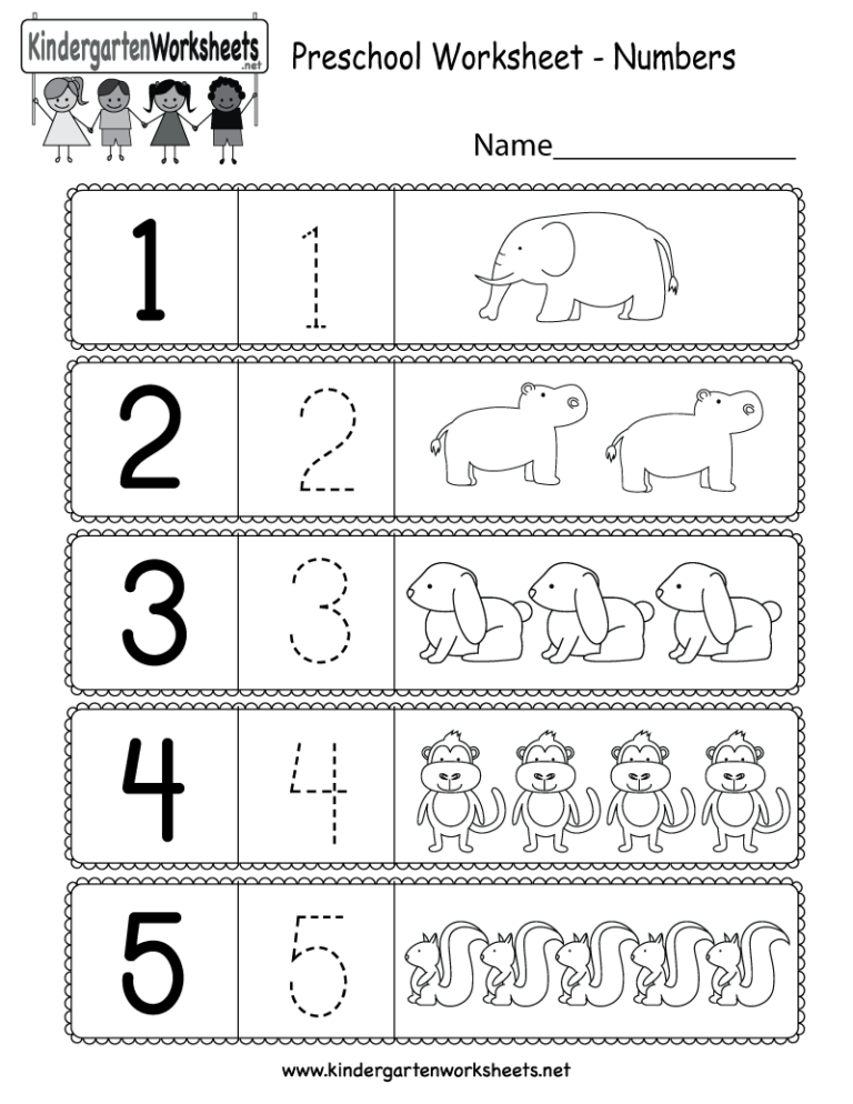 Free Pre K Worksheets Pdf Printable Worksheets