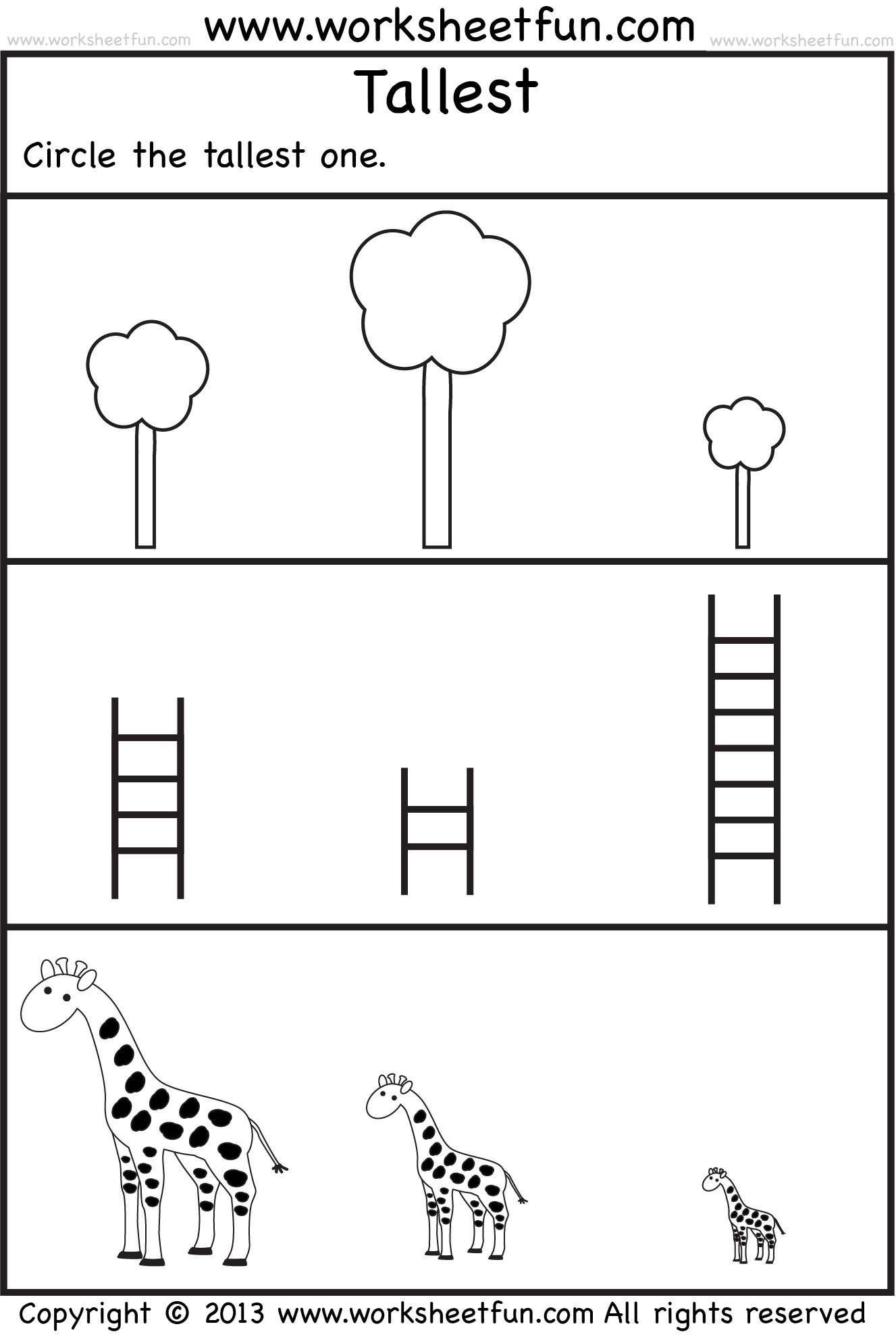 Free Preschool Printable Worksheets Printable Worksheets