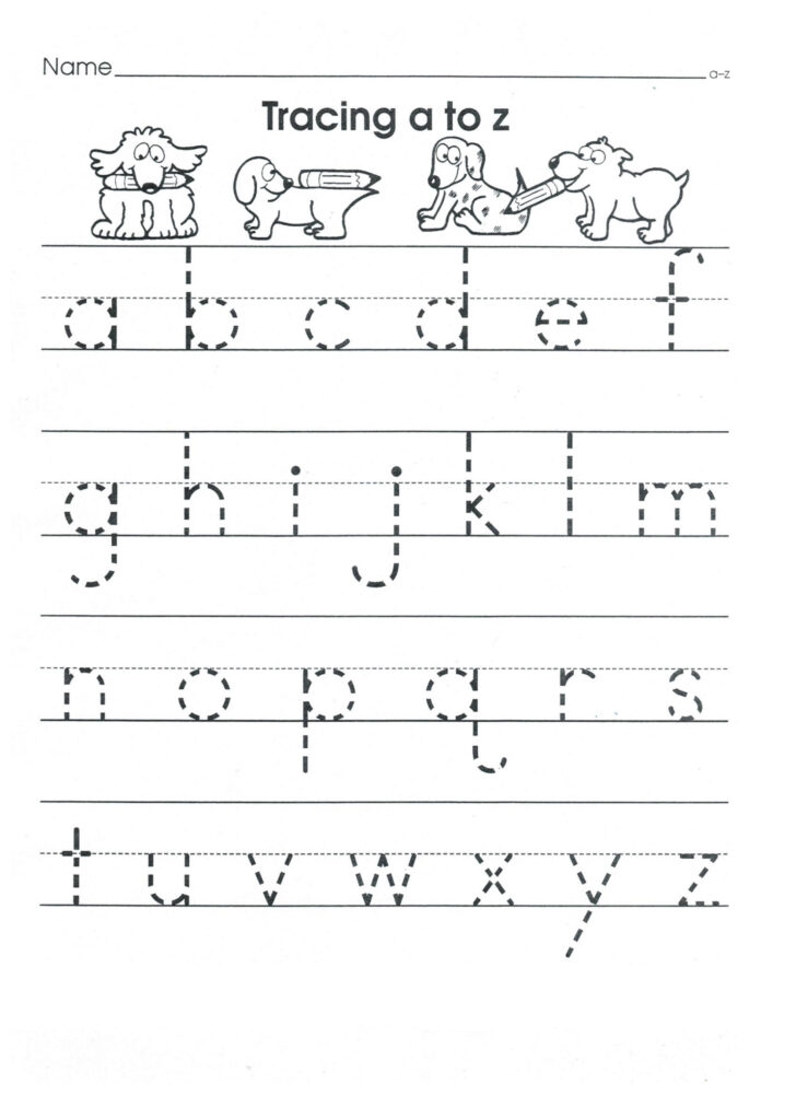 Free Preschool Tracing Letters Worksheets ABC Tracing Worksheets