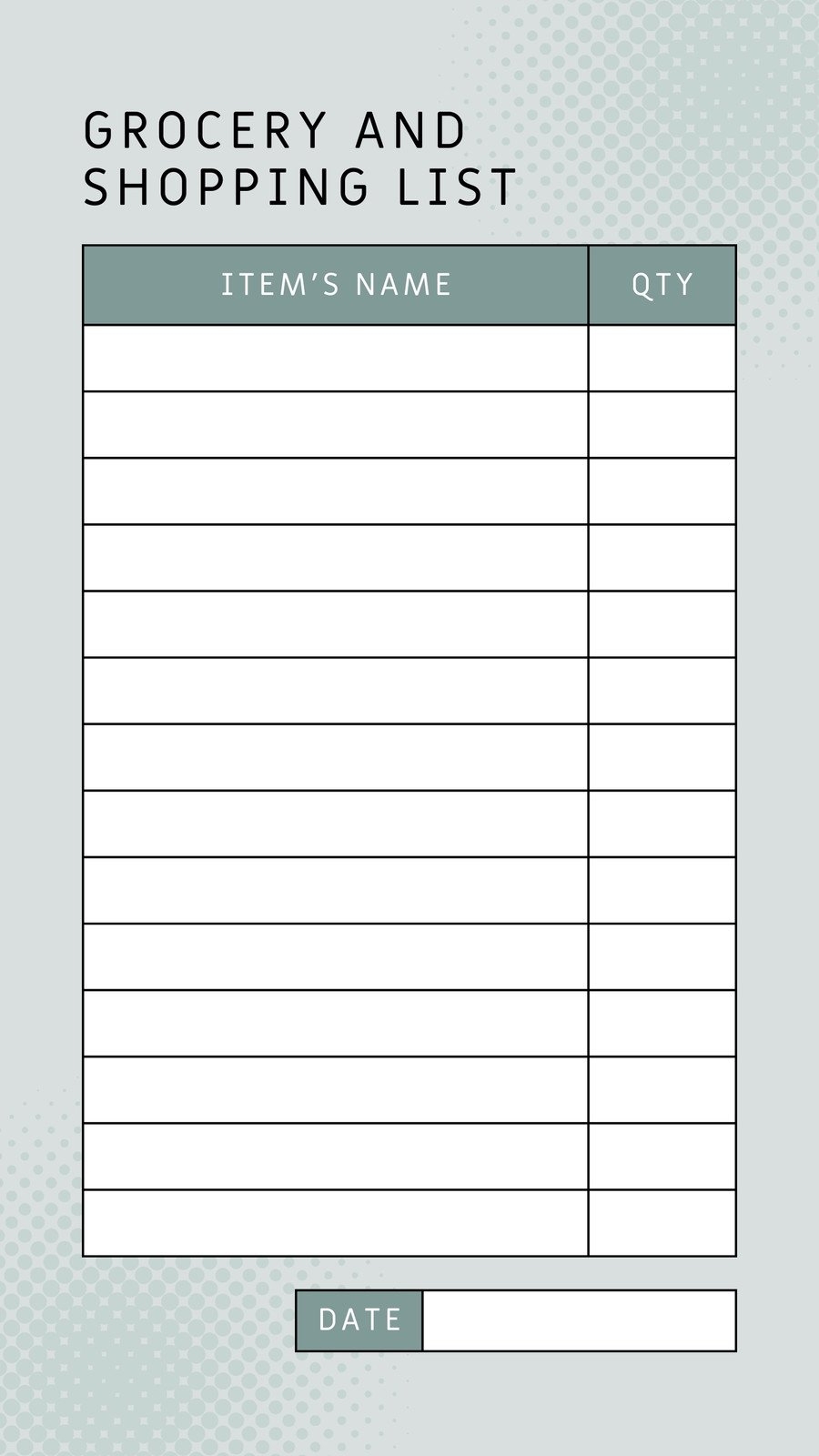 Free Printable And Customizable Grocery List Templates 58 OFF