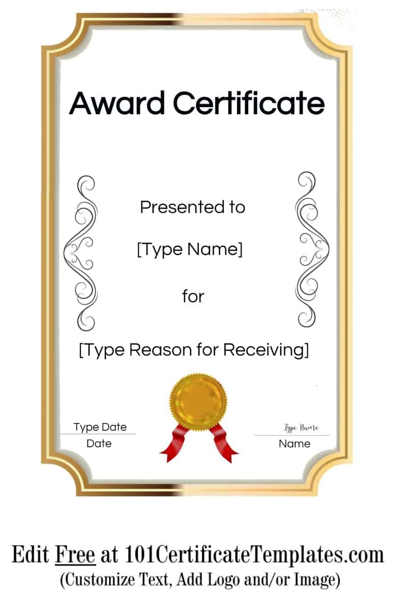 Free Printable Certificate Templates For Kids Sarseh
