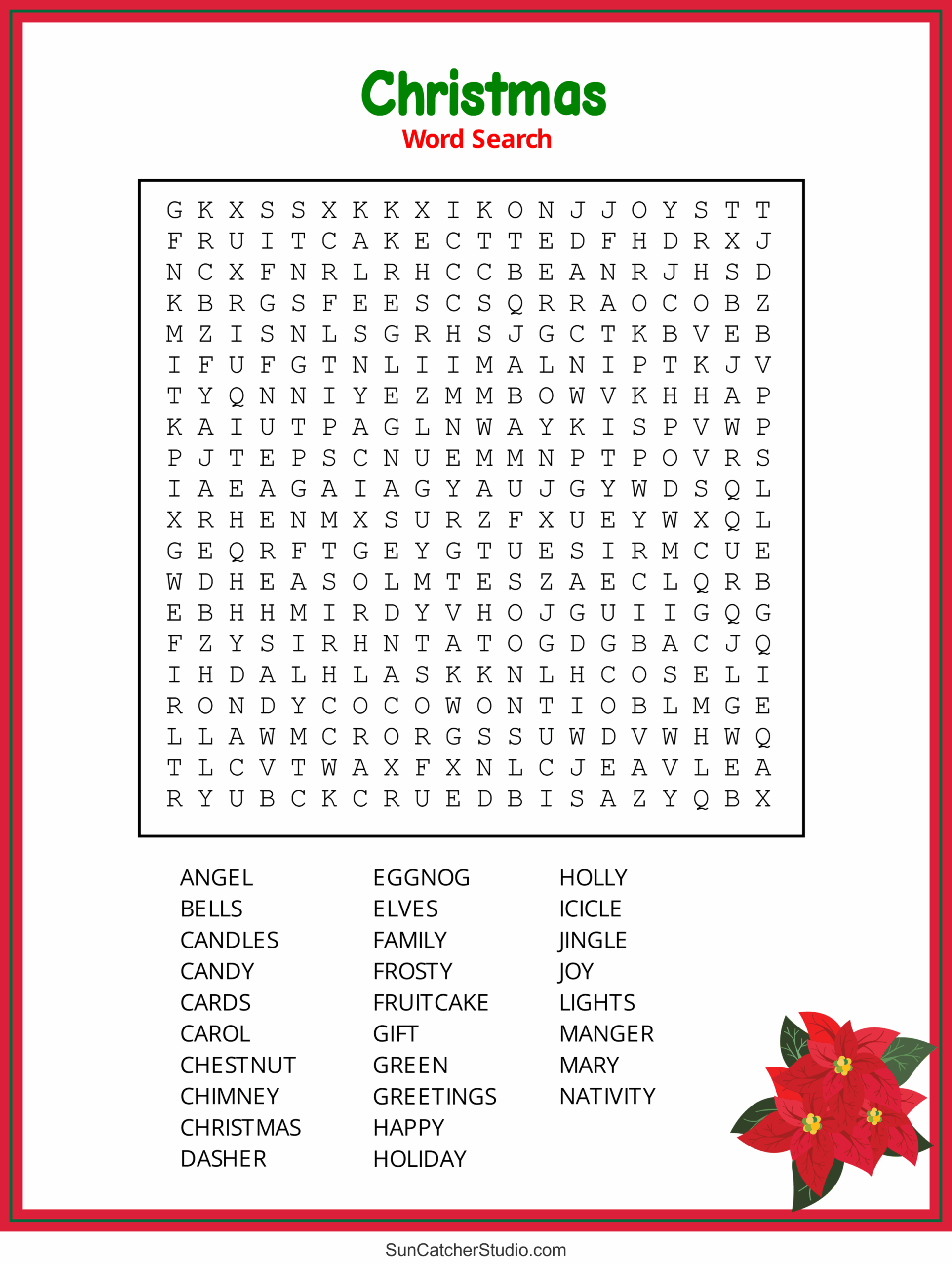 Free Printable Christmas Word Search Difficult Download Free Printable 