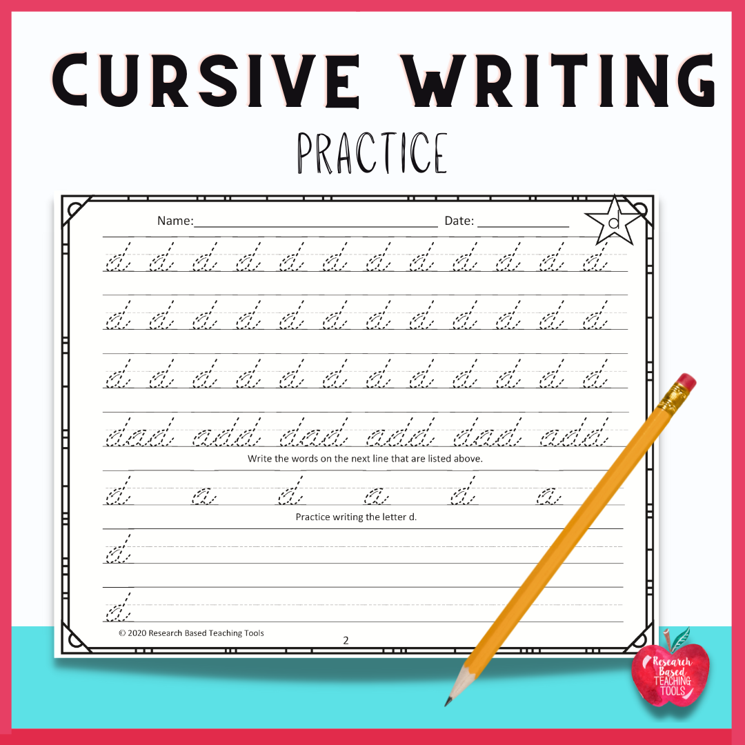 Free Printable Cursive Writing Practice Worksheet 59 OFF