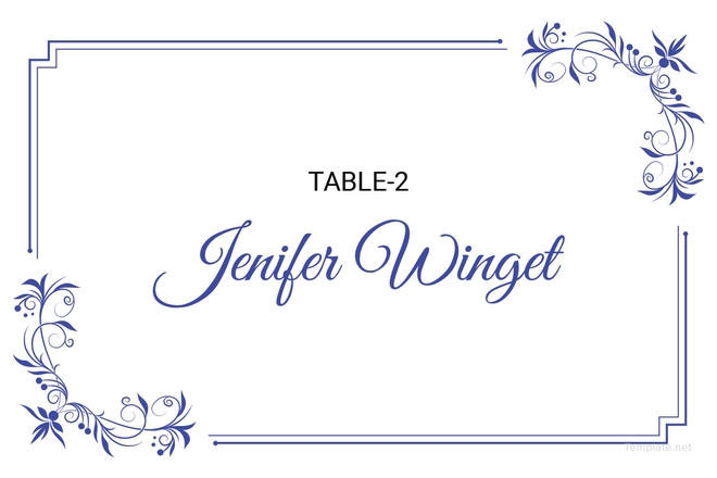 Free Printable Custom Place Card Templates Canva 48 OFF