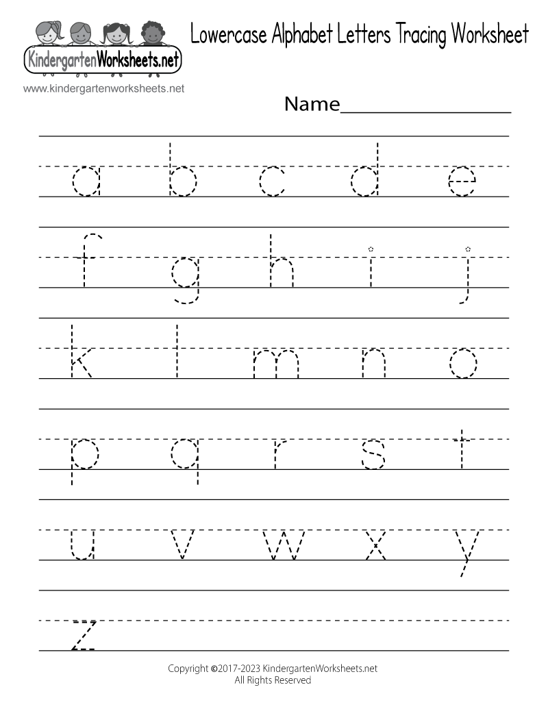 Free Printable Dash Trace Handwriting Worksheet For Kindergarten
