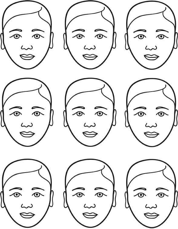 Free Printable Face Painting Templates Printable Sight Words List