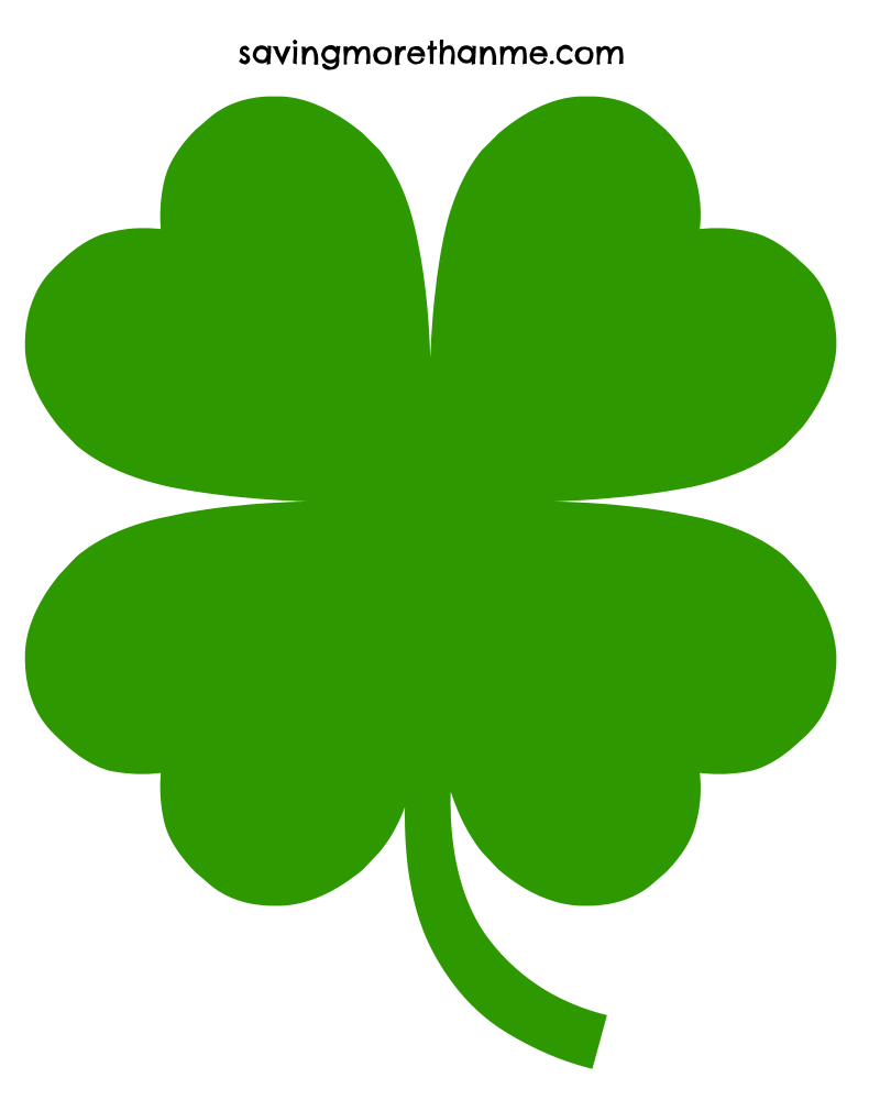 Free Printable Green Shamrock Template Printable Templates Online By