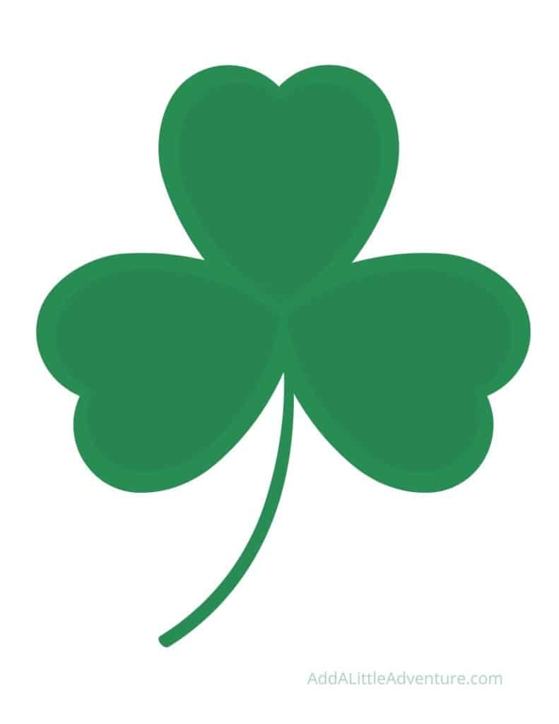 Free Printable Green Shamrock Template Printable Templates