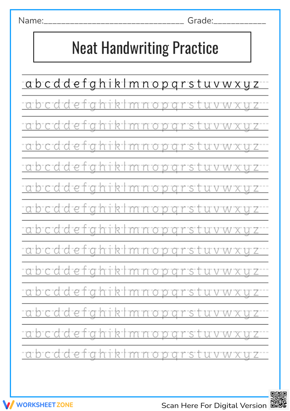Free Printable Handwriting Sheets Download Free Printable Handwriting
