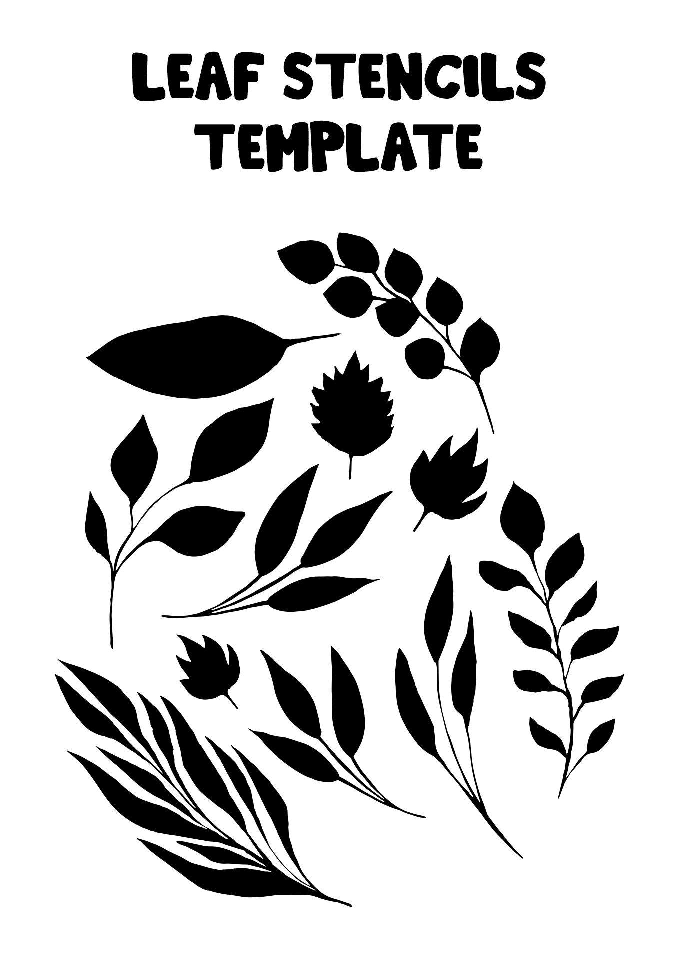 Free Printable Leaf Template Printable Templates Prin Vrogue co