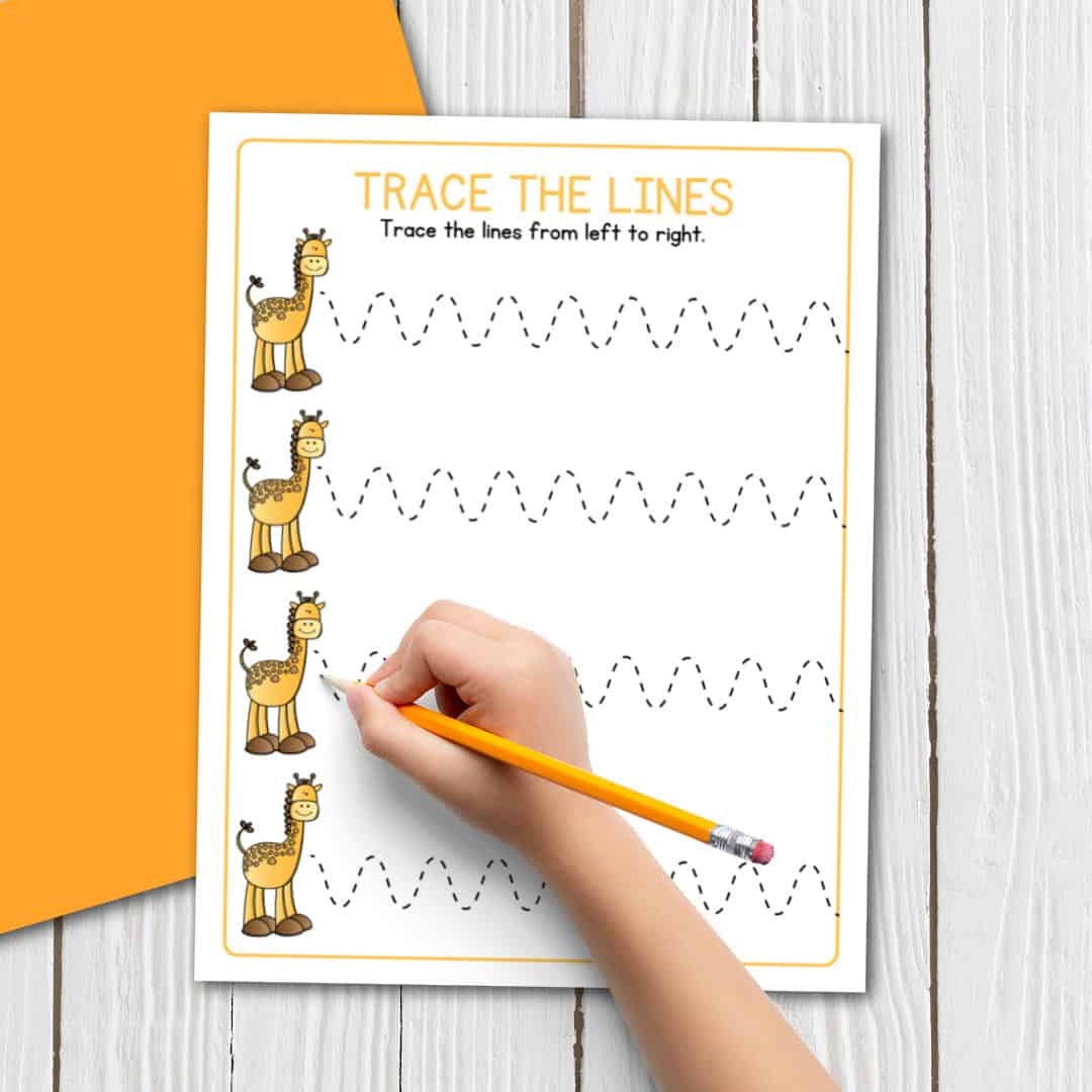Free Printable Line Tracing Worksheets For Preschoolers