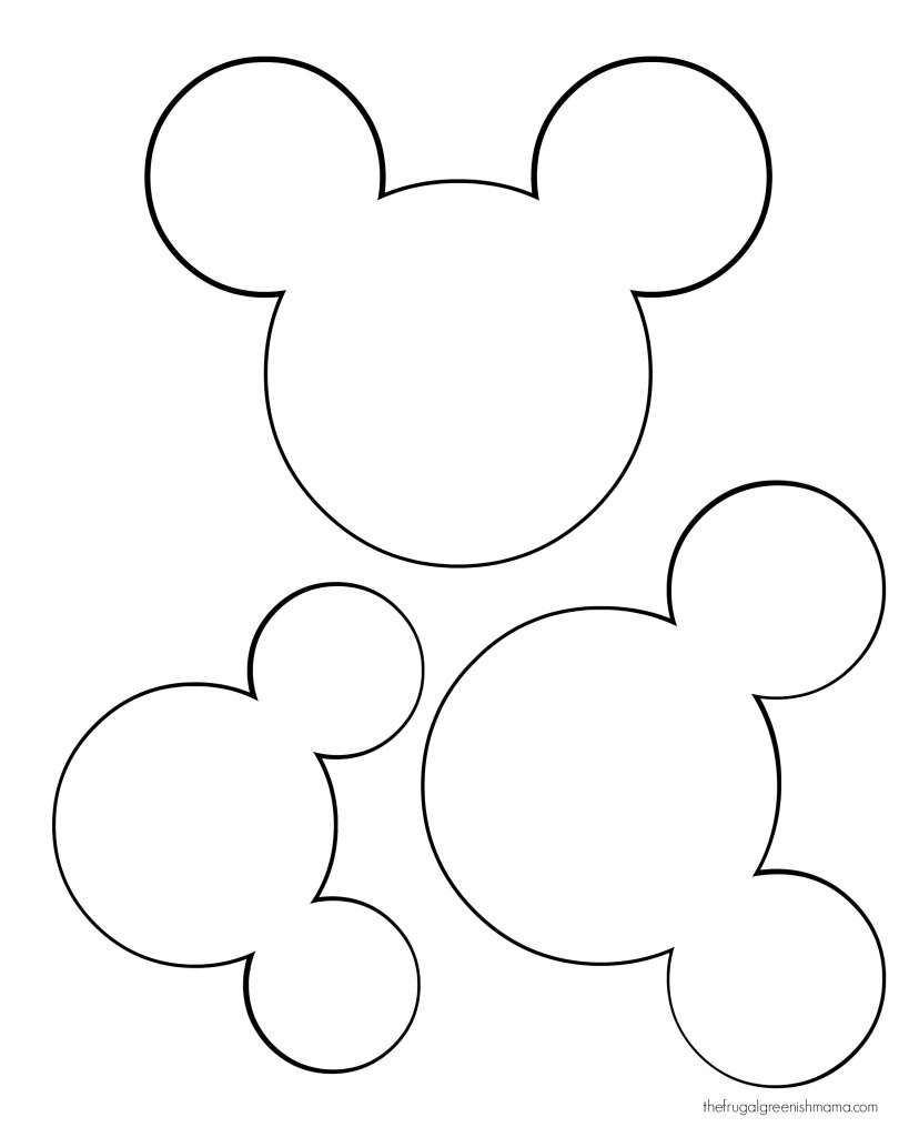 Free Printable Minnie Mouse Ears Template Free Printable