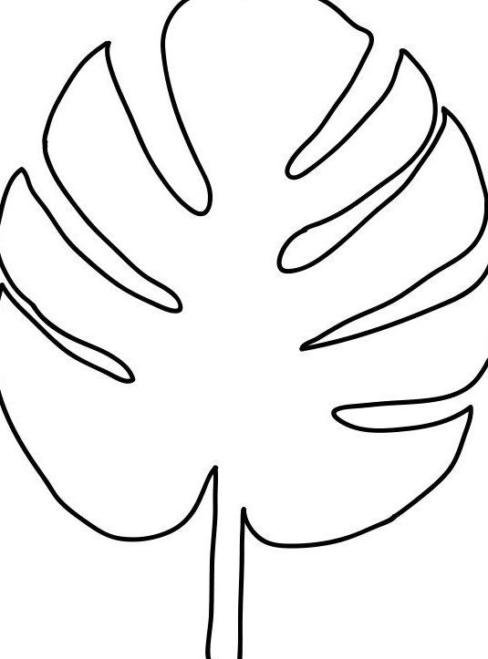 FREE Printable Palm Leaves Printable Leaves