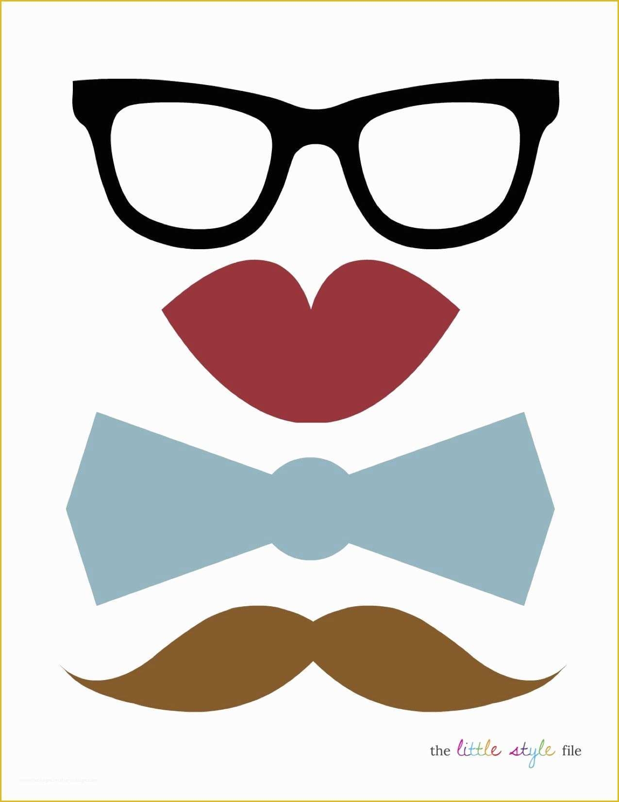 Free Printable Photo Booth Props Template Of 17 Best Images About Diy 