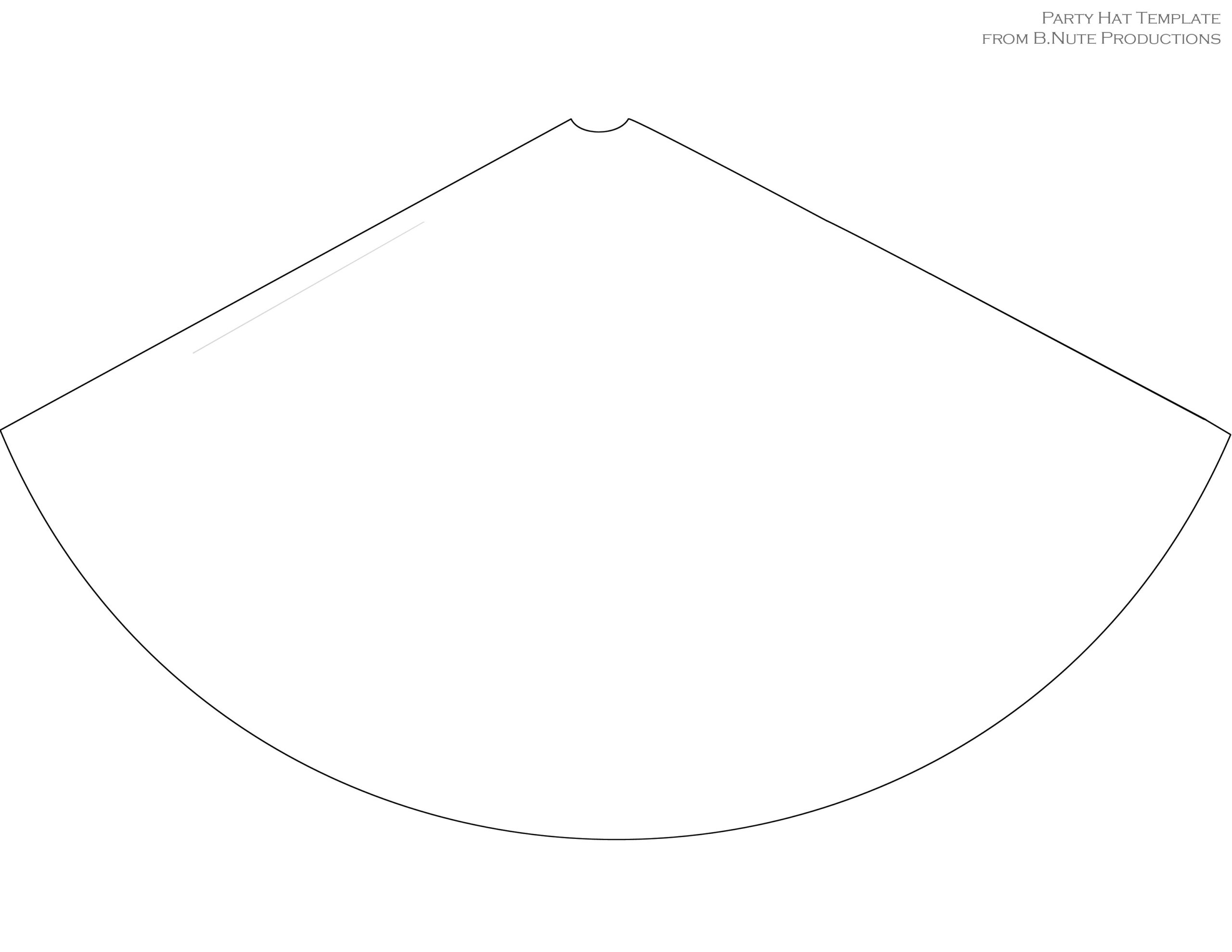 Free Printable Printable Party Hat Template Printable Templates