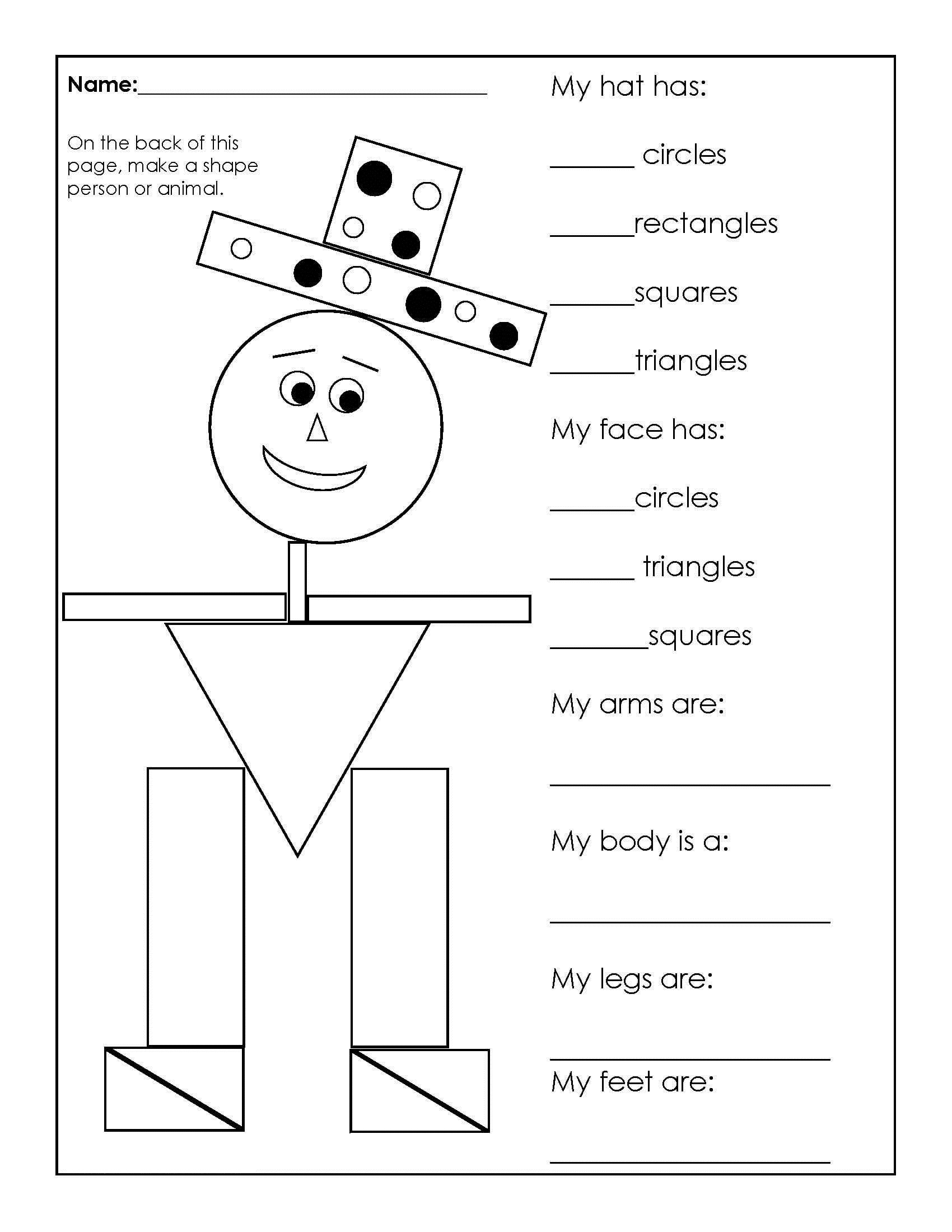 Free Printable Shape Worksheets Printable Worksheets