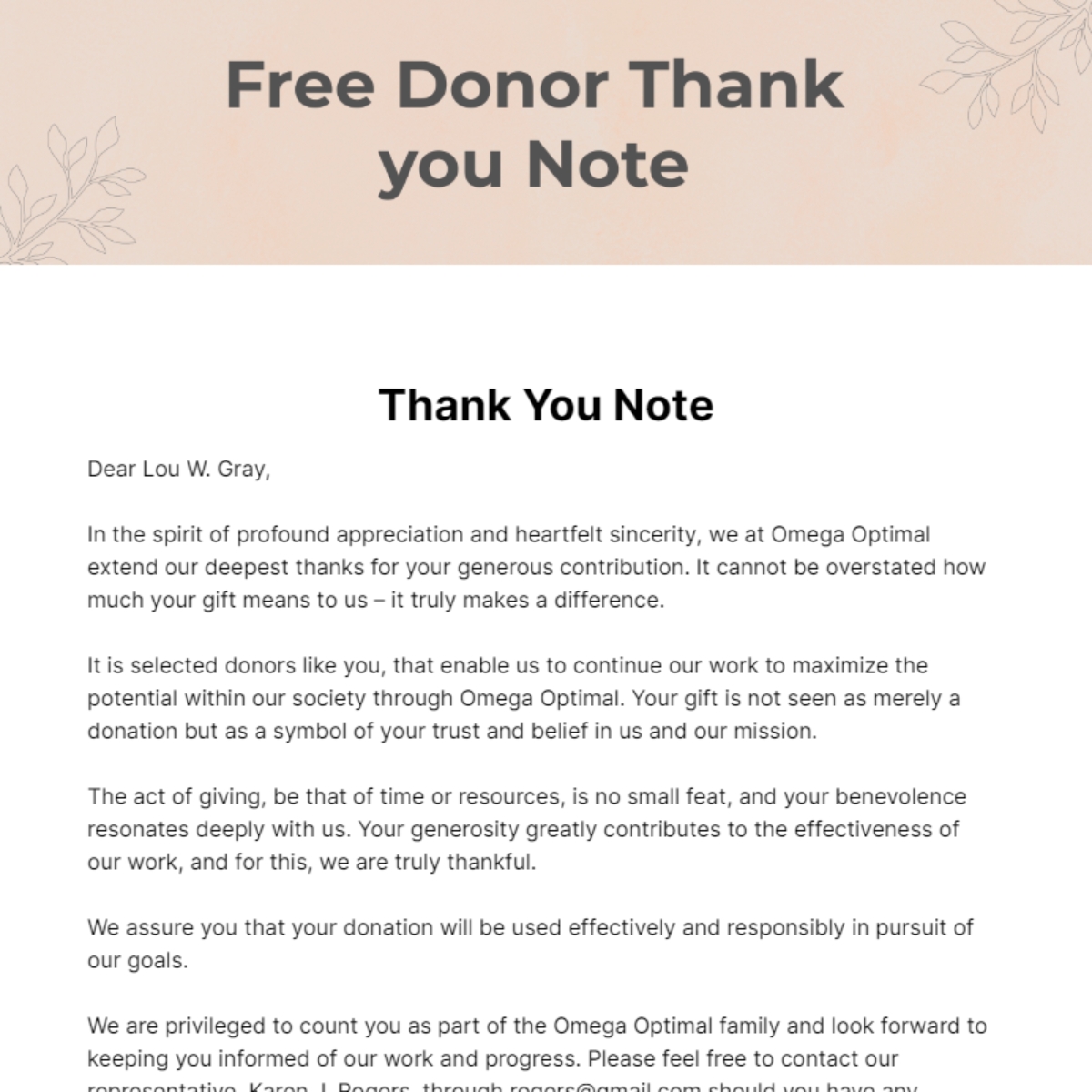 Free Thank You Note Templates Editable And Printable