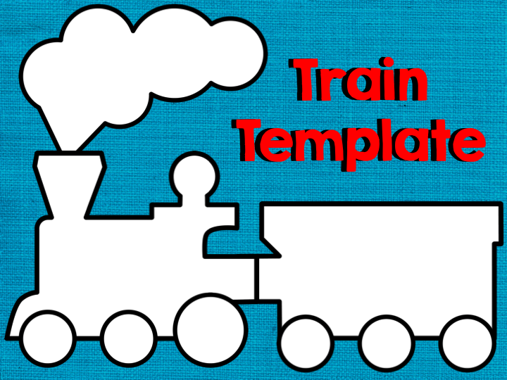 Free Train Template Printable ClipArt Best