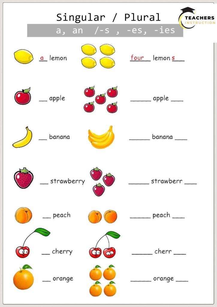 Fruit Worksheet Fruit Worksheet