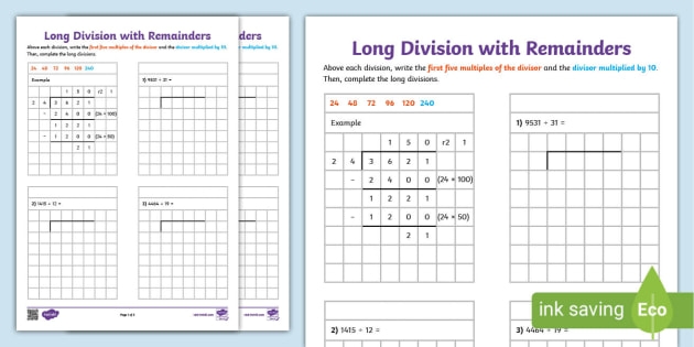 Grade 5 Multiplication Division Worksheets K5 Learning Worksheets 