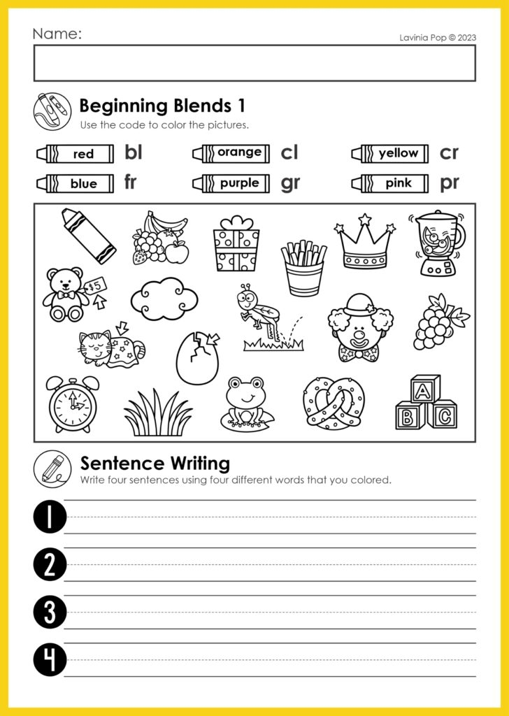 Grade One First Grade Worksheets MishMash By Ash Worksheets Library
