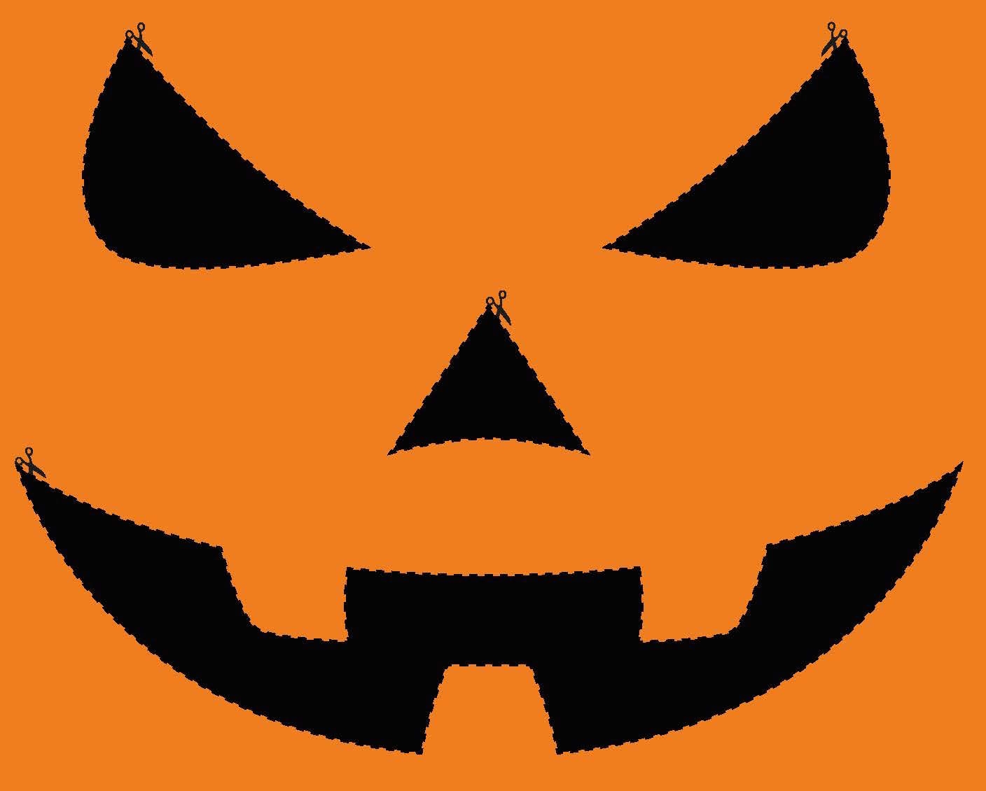 Halloween Pumpkin Carving Template Printable Word Searches