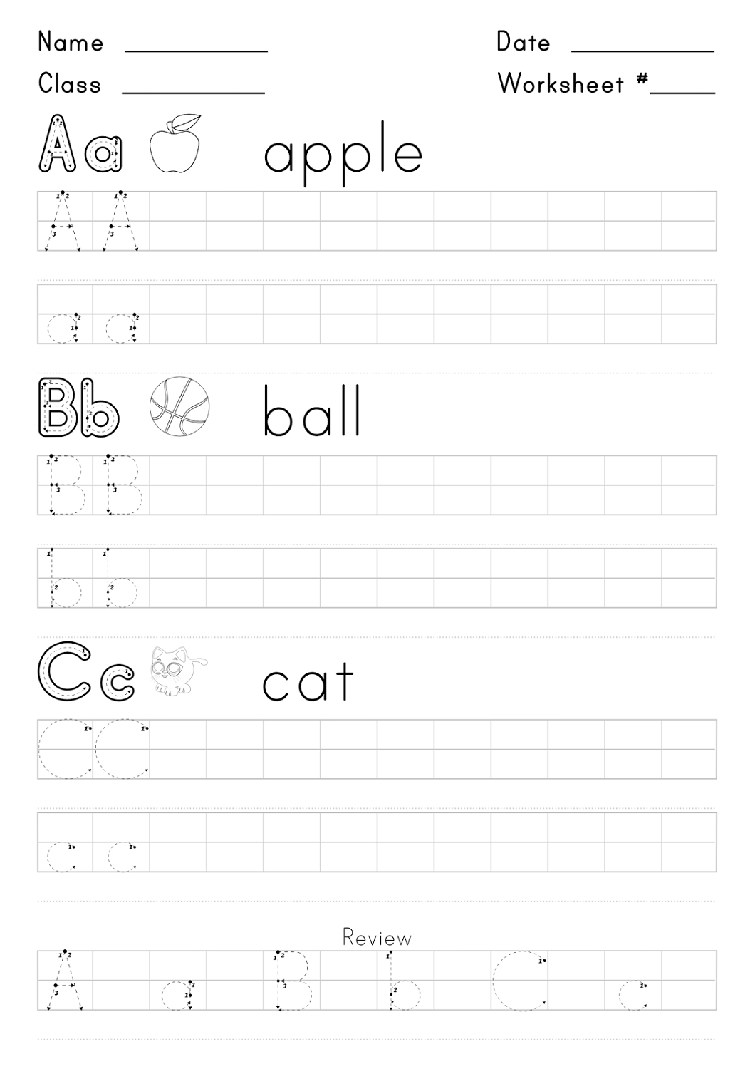 Handwriting Help Worksheets AlphabetWorksheetsFree
