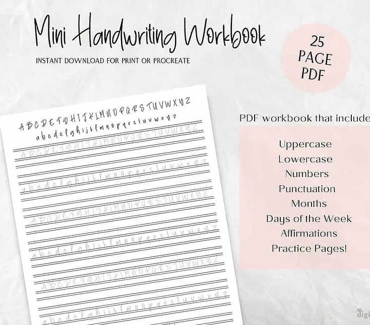 Handwriting Practice Sheets Aesthetic Discountable Price Rbk bm