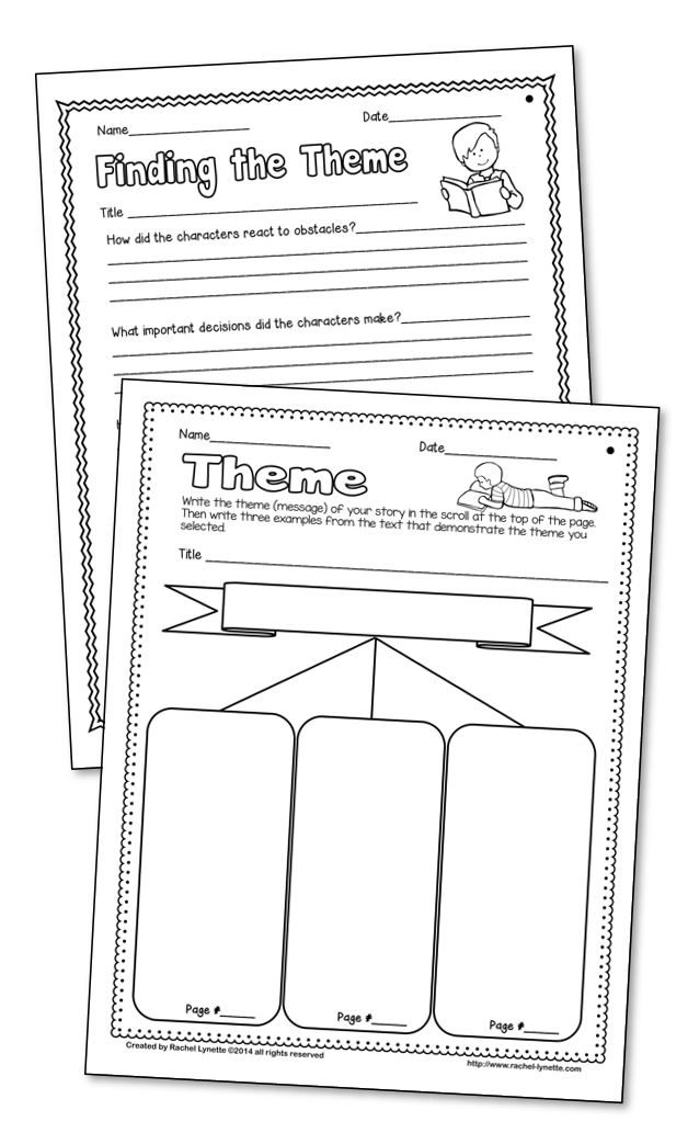 Identifying Theme Worksheet Answer Key Worksheets Library