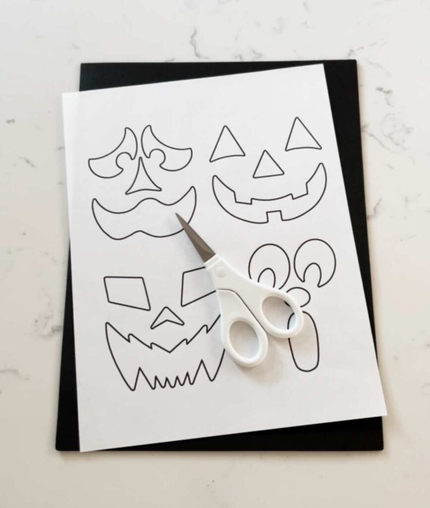 Jack O 39 lantern Faces Printable Weekend Craft