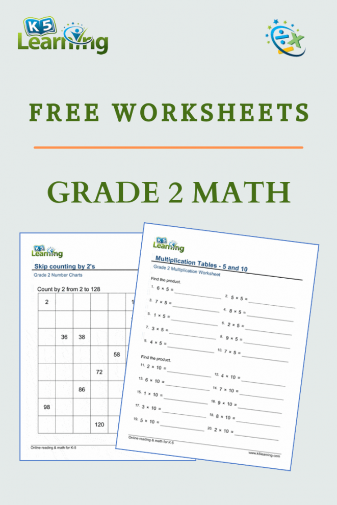 K5 Learning Math Worksheet Printable PDF Template