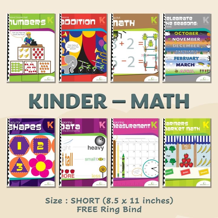 KINDER MATH Worksheets Workbooks Lazada PH