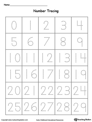 Kindergarten Number Worksheets Kindergarten