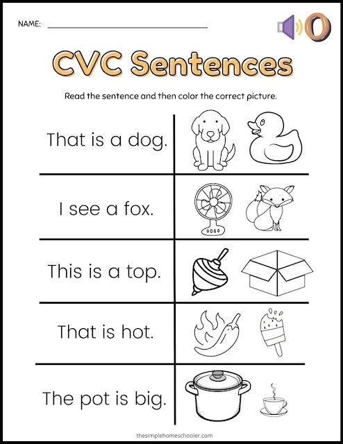 Kindergarten Printable Cvc Words Worksheets Buy Store Www gbu 