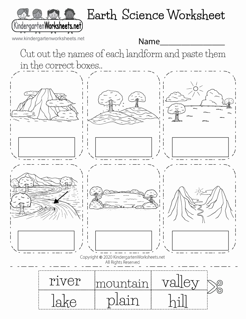 Kindergarten Science Worksheets Awesome Free Printable Kindergarten 