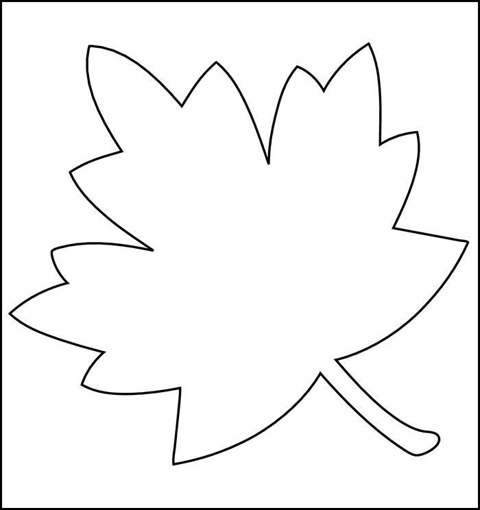 Leaf Templates Printable Free