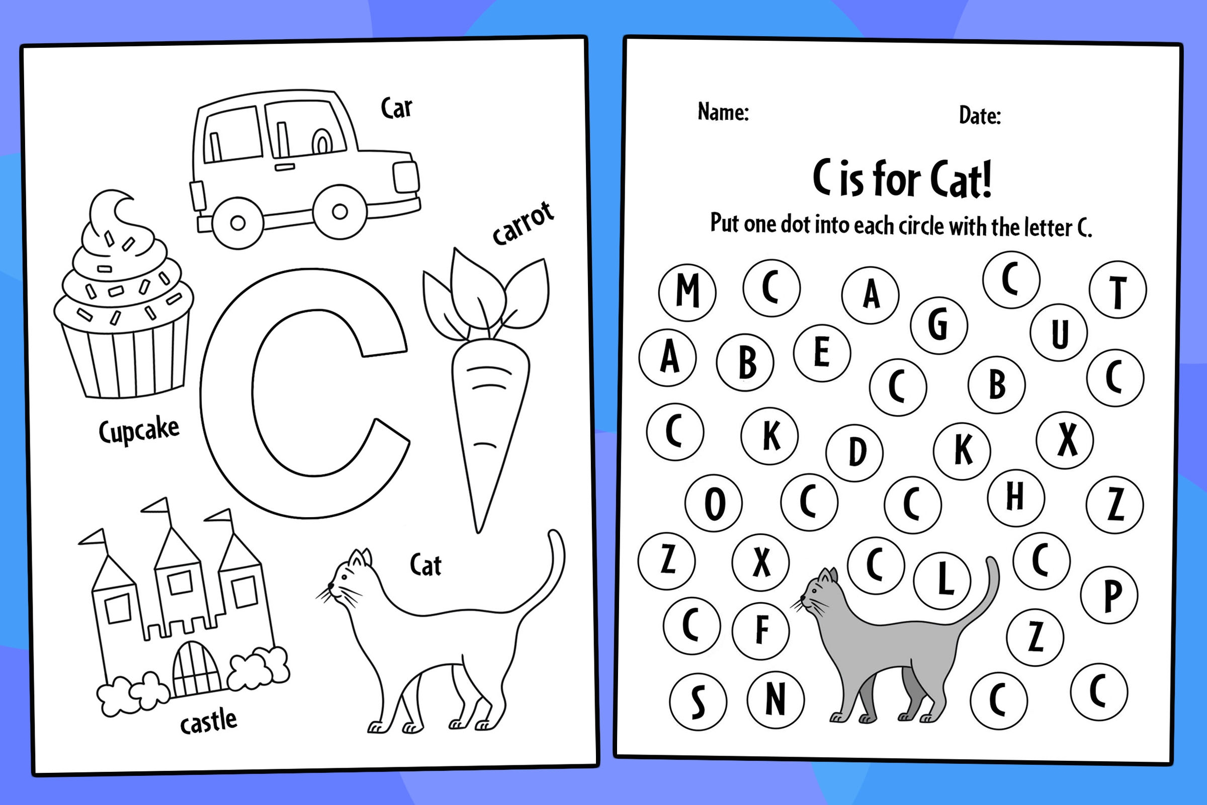 Letter C Worksheets Worksheets Library