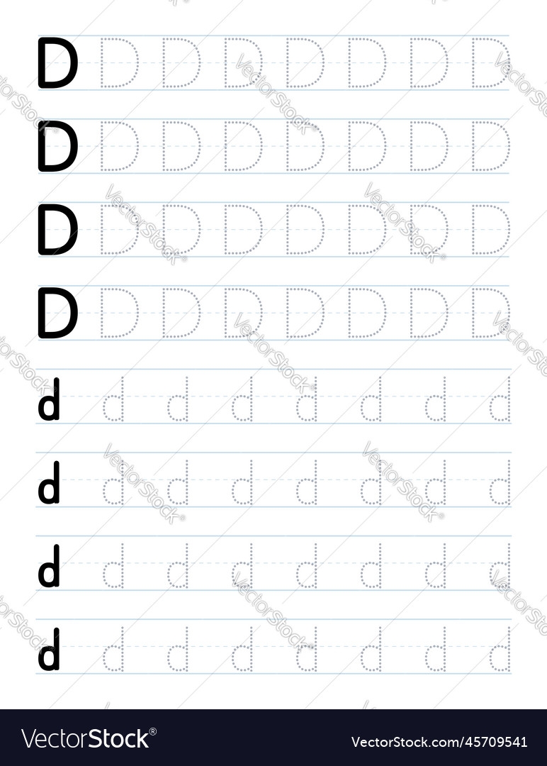 Letter D Worksheets For Preschool Free Printable Worksheets Library