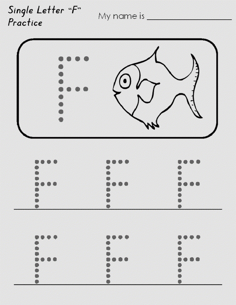 Letter F Worksheets Preschool Preschool Worksheets