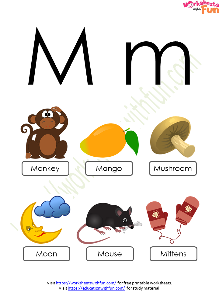Letter M Worksheets Worksheets Library