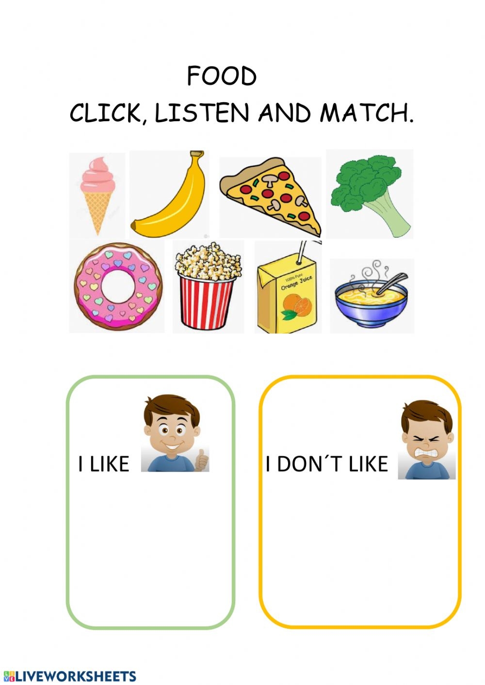 Likes And Dislikes Printable Worksheets Lyana Worksheets