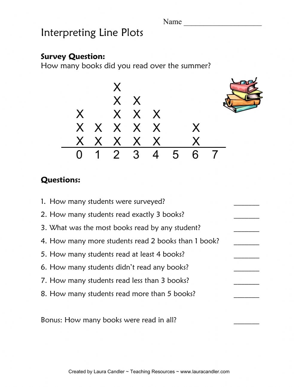 Line Plot Worksheet Printable Worksheets