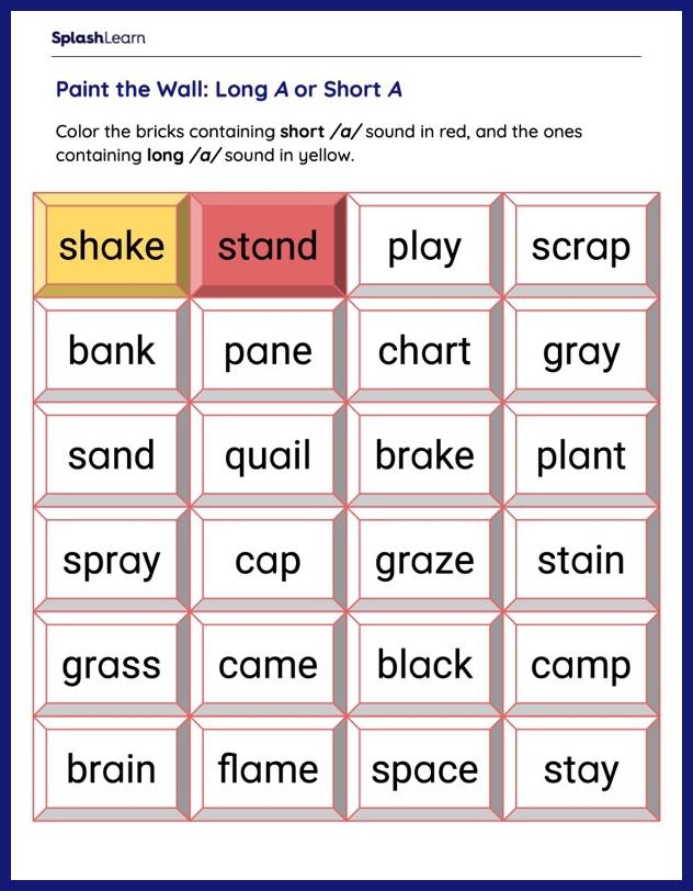 Long And Short Vowel Worksheets Answers Included Orton Worksheets 